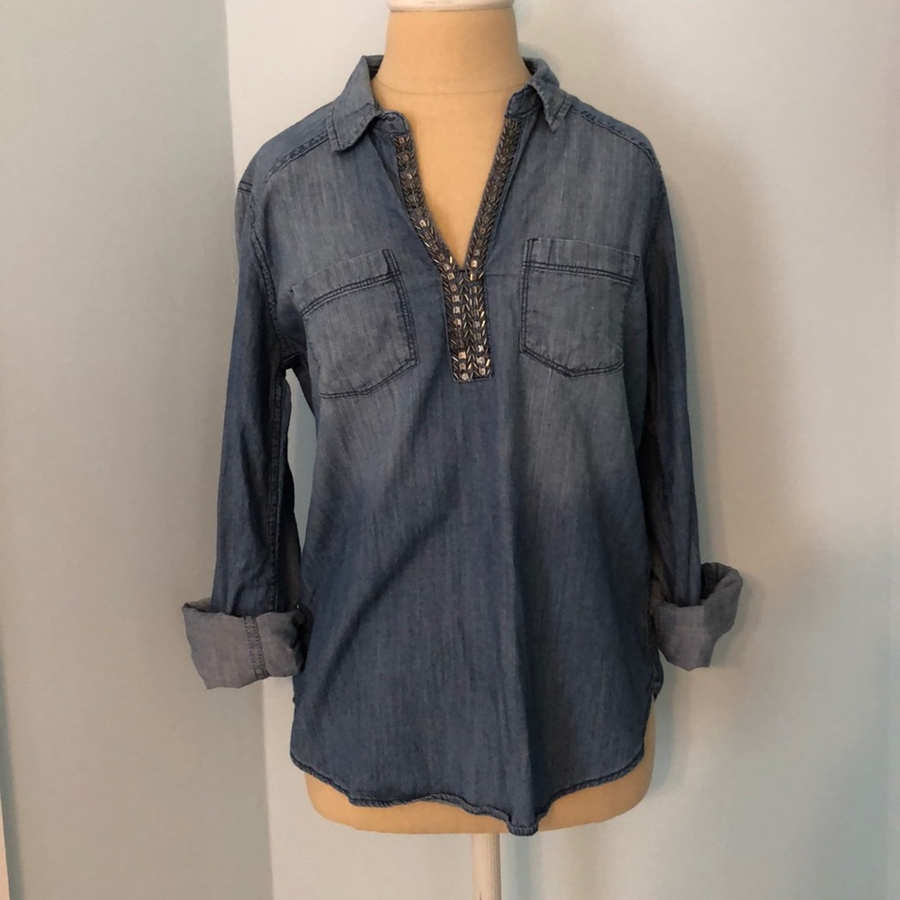 Denim top from Hollister